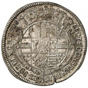 Реверс монеты Кельн, ⅔ талера, 1715