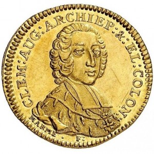 Аверс монеты Кельн, 1 дукат, 1750