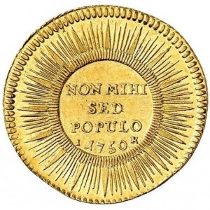 Реверс монеты Кельн, 1 дукат, 1750