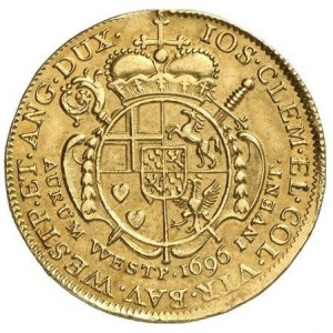 Аверс монеты Кельн, 3 дуката, 1696