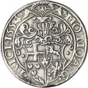 Реверс монеты Кельн, 1 талер, 1553-1555
