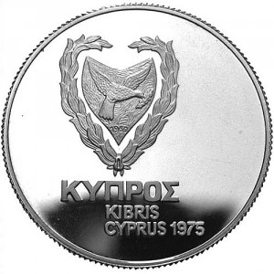 Аверс монеты Кипр, 500 милей, 1975-1977