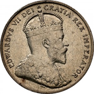 Аверс монеты Кипр, 9 пиастров, 1907