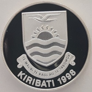 Аверс монеты Кирибати, 2 доллара, 1998, Титаник