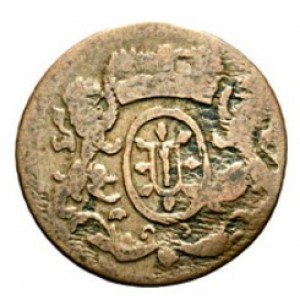 Аверс монеты Клеве, 1 дуит, 1692-1698