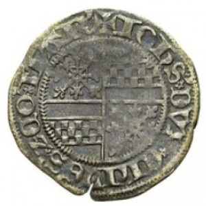 Аверс монеты Клеве, ½ штюбера, 1489