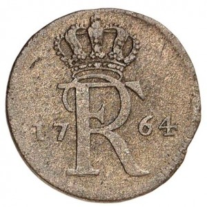 Аверс монеты Клеве, 1 штюбер, 1764