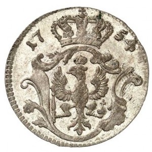 Аверс монеты Клеве, 4 крейцера, 1754-1755
