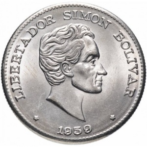 Реверс монеты Колумбия, 50 сентаво, 1958-1966