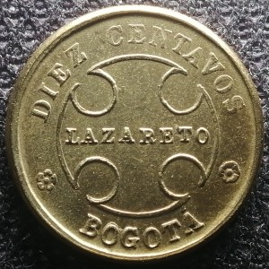 Аверс монеты Колумбия, 10 сентаво, 1901