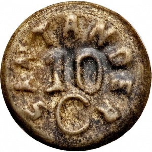 Аверс монеты Колумбия, 10 сентаво, 1902