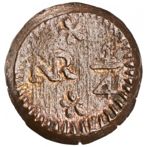 Реверс монеты Колумбия, ¼ реала, 1812-1813