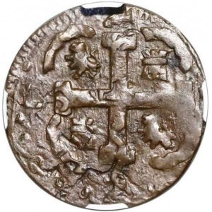 Реверс монеты Колумбия, 2 реала, 1815