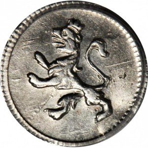 Аверс монеты Колумбия, ¼ реала, 1809-1822