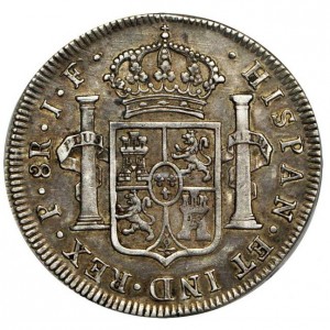 Реверс монеты Колумбия, 8 реалов, 1810-1820