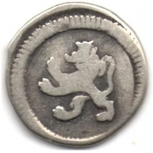 Аверс монеты Колумбия, ¼ реала, 1756