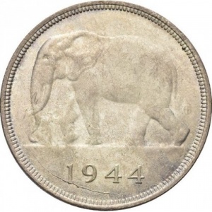 Реверс монеты Конго - ДРК, 50 франков, 1944