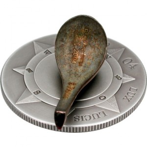 Реверс монеты Конго - ДРК, 5 франков, 2004, Ложка