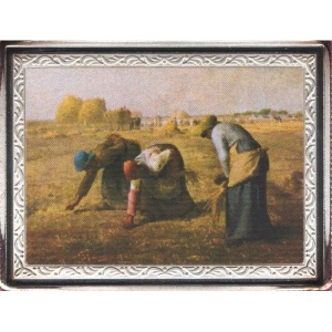 Реверс монеты Конго - ДРК, 10 франков, 2007, Сборщицы колосьев. Жан-Франсуа Милле