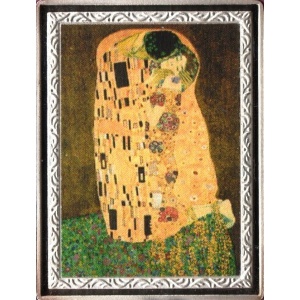 Реверс монеты Конго - ДРК, 10 франков, 2007, Поцелуй. Густав Климт