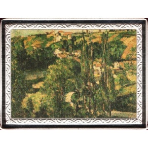 Реверс монеты Конго - ДРК, 10 франков, 2009, Кот-дю-Галь в Понтуазе. Поль Сезанн