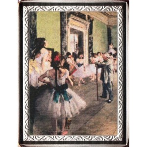 Реверс монеты Конго - ДРК, 10 франков, 2009, Танцевальный класс. Эдгар Дега