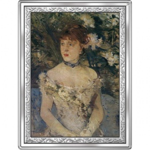 Реверс монеты Конго - ДРК, 10 франков, 2009, Перед балом. Берта Моризо