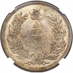 Реверс монеты Корея, ½ вона, 1901