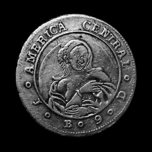 Реверс монеты Коста-Рика, 1 реал, 1849-1850