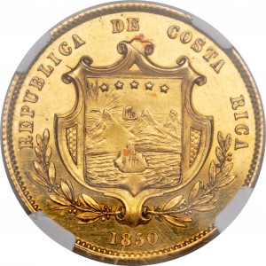Аверс монеты Коста-Рика, 4 эскудо, 1850