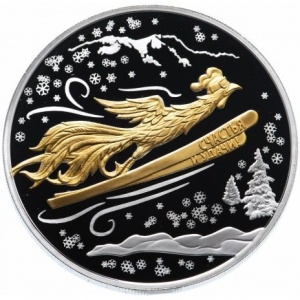 Реверс монеты Лаос, 50.000 кипов, 2017, Китайский гороскоп - Год петуха