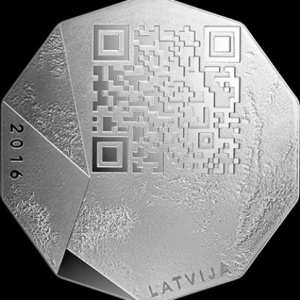 Аверс монеты Латвия, 5 евро, 2016, Предприниматель