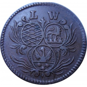 Аверс монеты Лёвенштейн-Вертгейм, 2 пфеннига, 1766