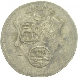 Аверс монеты Лёвенштейн-Вертгейм, 3 крейцера, 1804-1805