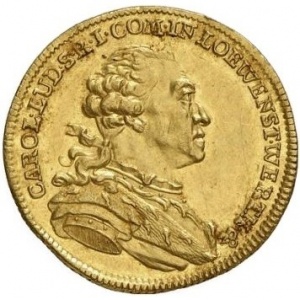 Аверс монеты Лёвенштейн-Вертгейм, 1 дукат, 1767-1774