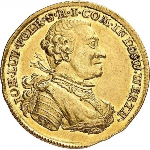 Аверс монеты Лёвенштейн-Вертгейм, 1 дукат, 1769