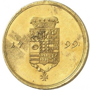 Реверс монеты Лёвенштейн-Вертгейм, 2 дуката, 1799