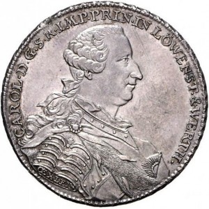 Аверс монеты Лёвенштейн-Вертгейм, 1 талер, 1767