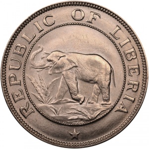 Аверс монеты Либерия, 2 цента, 1941-1978