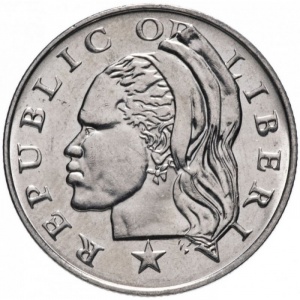 Аверс монеты Либерия, 50 центов, 2000