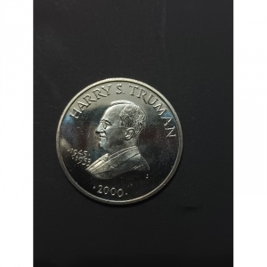 Реверс монеты Либерия, 5 долларов, 2000, Гарри Трумэн (1945-1953)