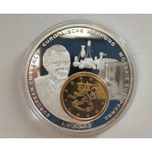 Реверс монеты Либерия, 1 доллар, 2002, Финляндия, 5 центов