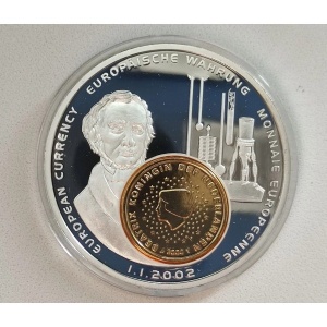 Реверс монеты Либерия, 1 доллар, 2002, Нидерланды, 5 центов