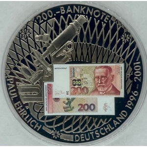 Реверс монеты Либерия, 1 доллар, 2002, 200 марок, 1996-2001