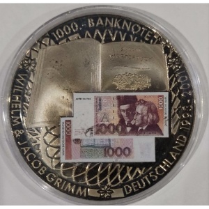 Реверс монеты Либерия, 1 доллар, 2002, 1000 марок, 1993-2001