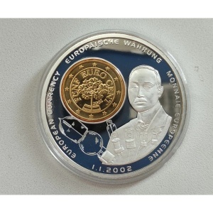 Реверс монеты Либерия, 1 доллар, 2002, Австрия, 5 центов