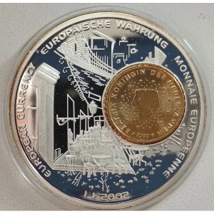 Реверс монеты Либерия, 1 доллар, 2002, Нидерланды, 10 центов
