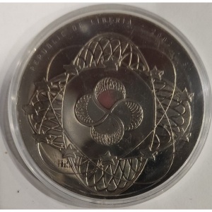Аверс монеты Либерия, 1 доллар, 2002, 50 марок, 1996-2001