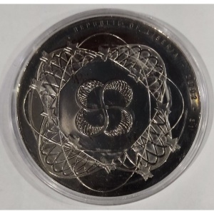 Аверс монеты Либерия, 1 доллар, 2002, ГДР, 10 марок, 1971