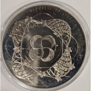 Аверс монеты Либерия, 1 доллар, 2002, ГДР, 500 марок, 1985